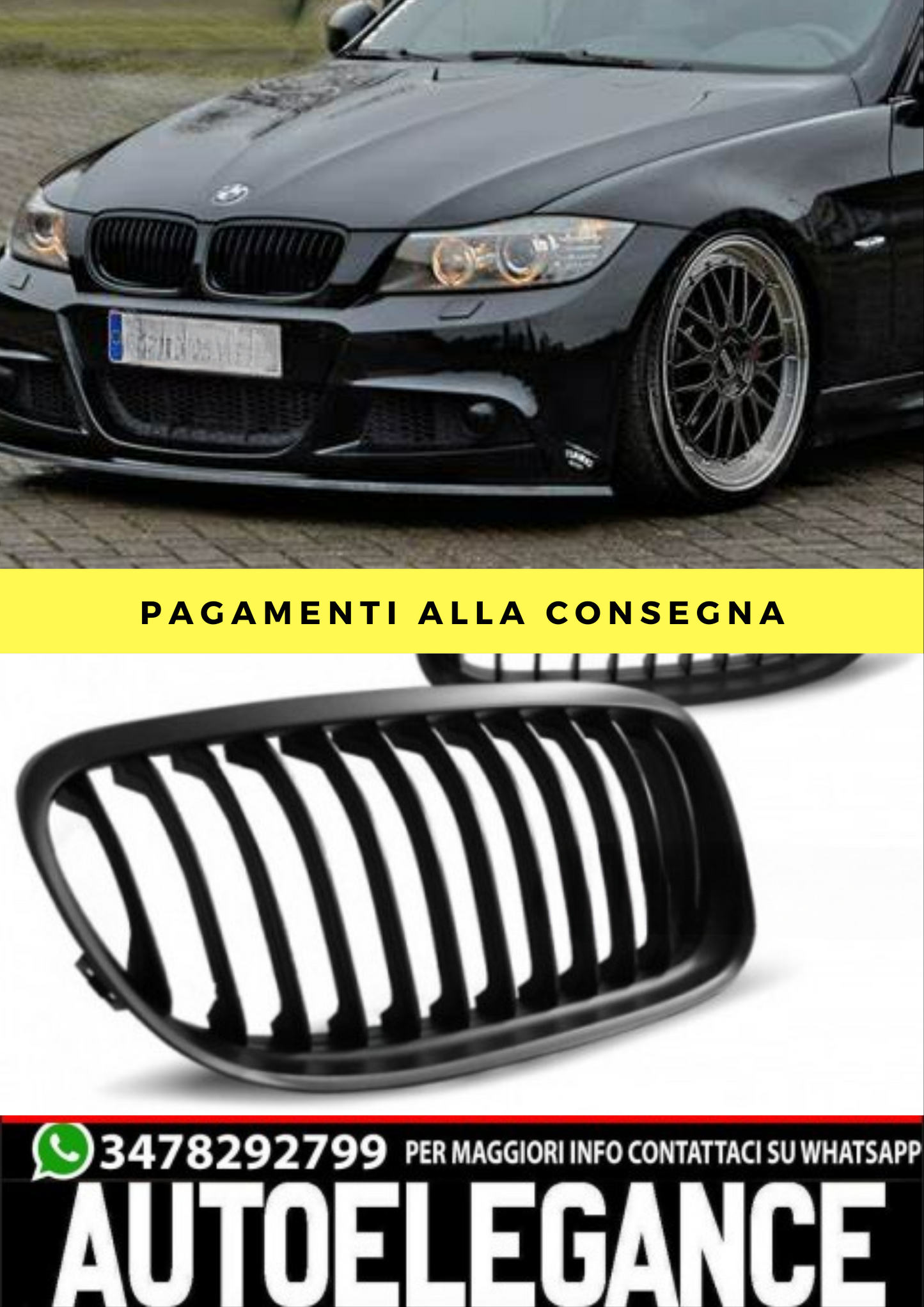 GRIGLIA addata per BMW E90 / E91 09 -