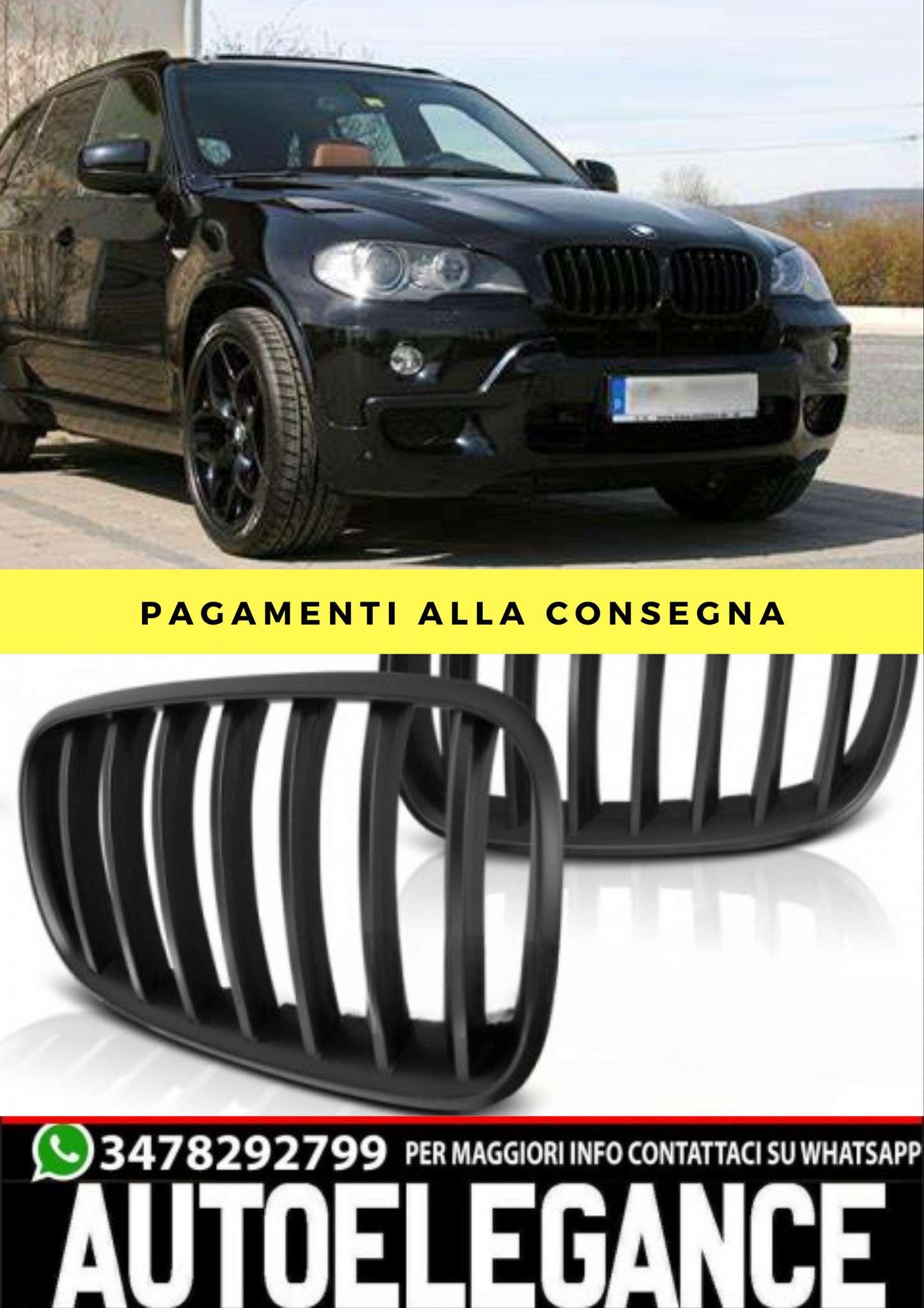 GRIGLIA addata per BMW X5 E70 X6 E71 08-