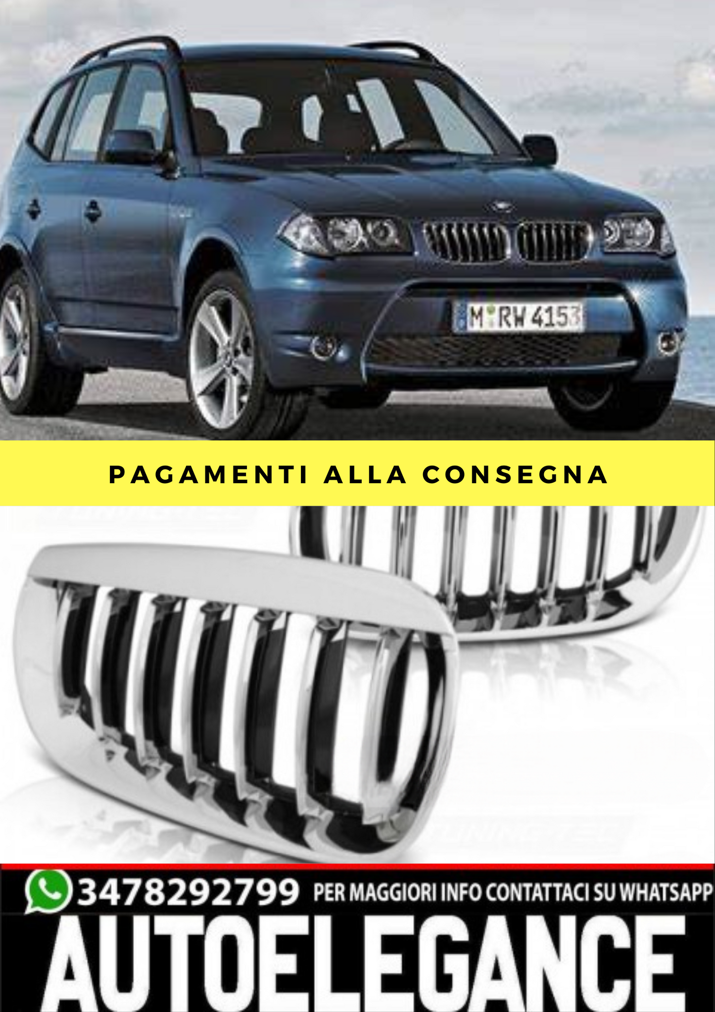 GRIGLIA addata per BMW X3 E83 04-06