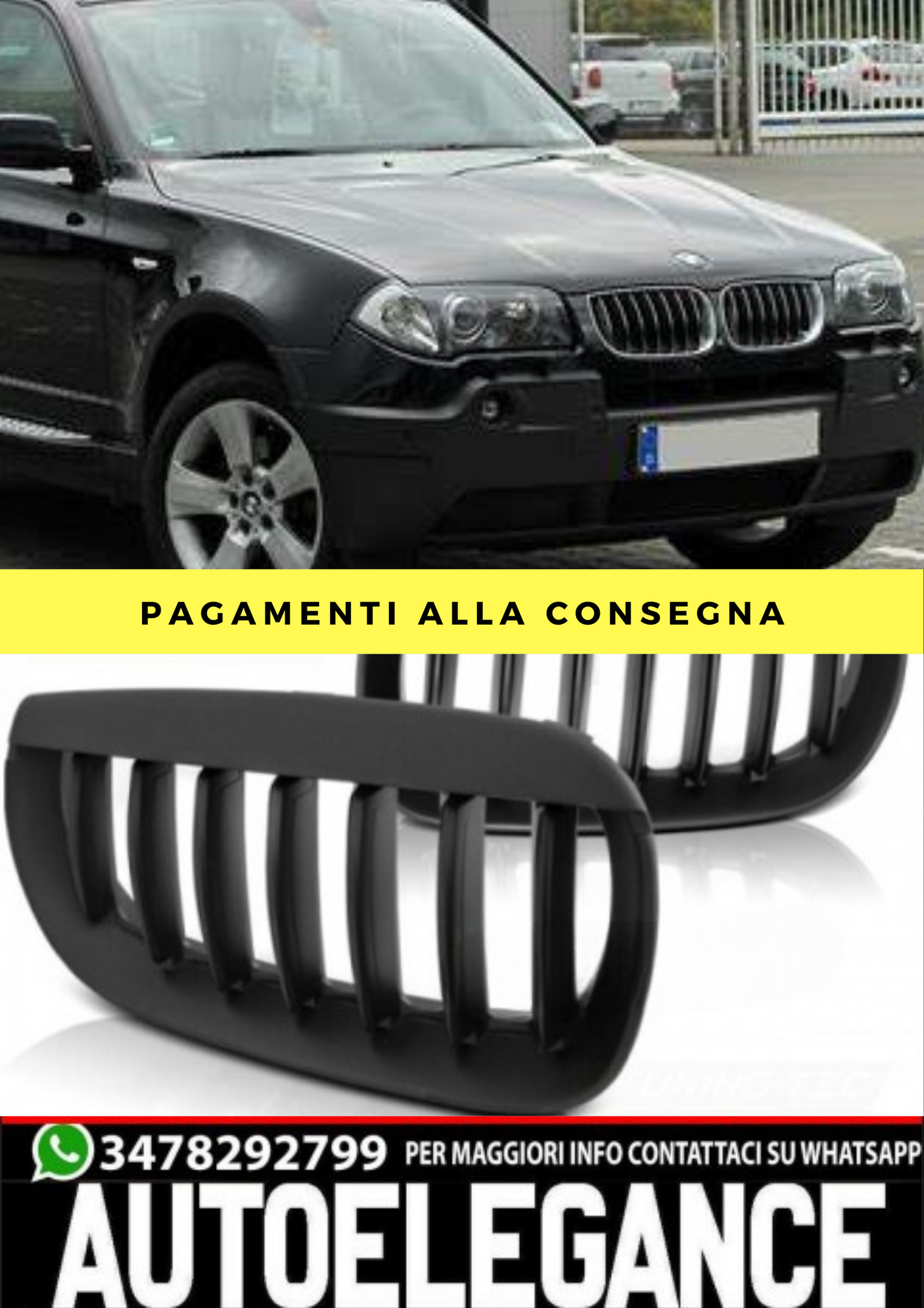 GRIGLIA addata per BMW X3 E83 04-06
