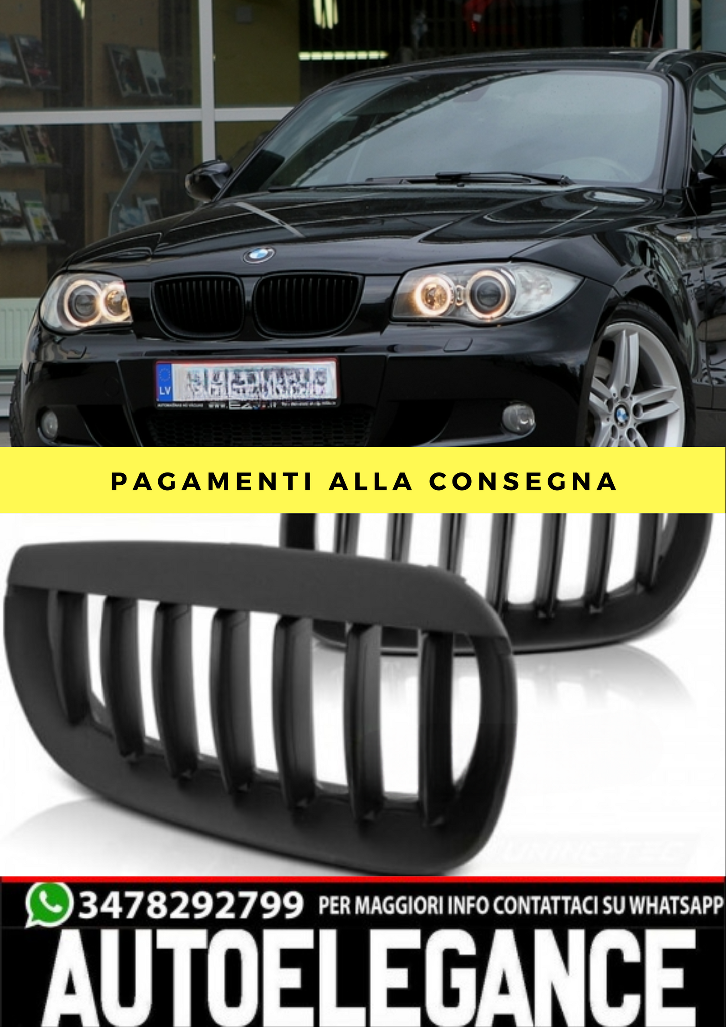 GRIGLIA addata per BMW E87 04-07
