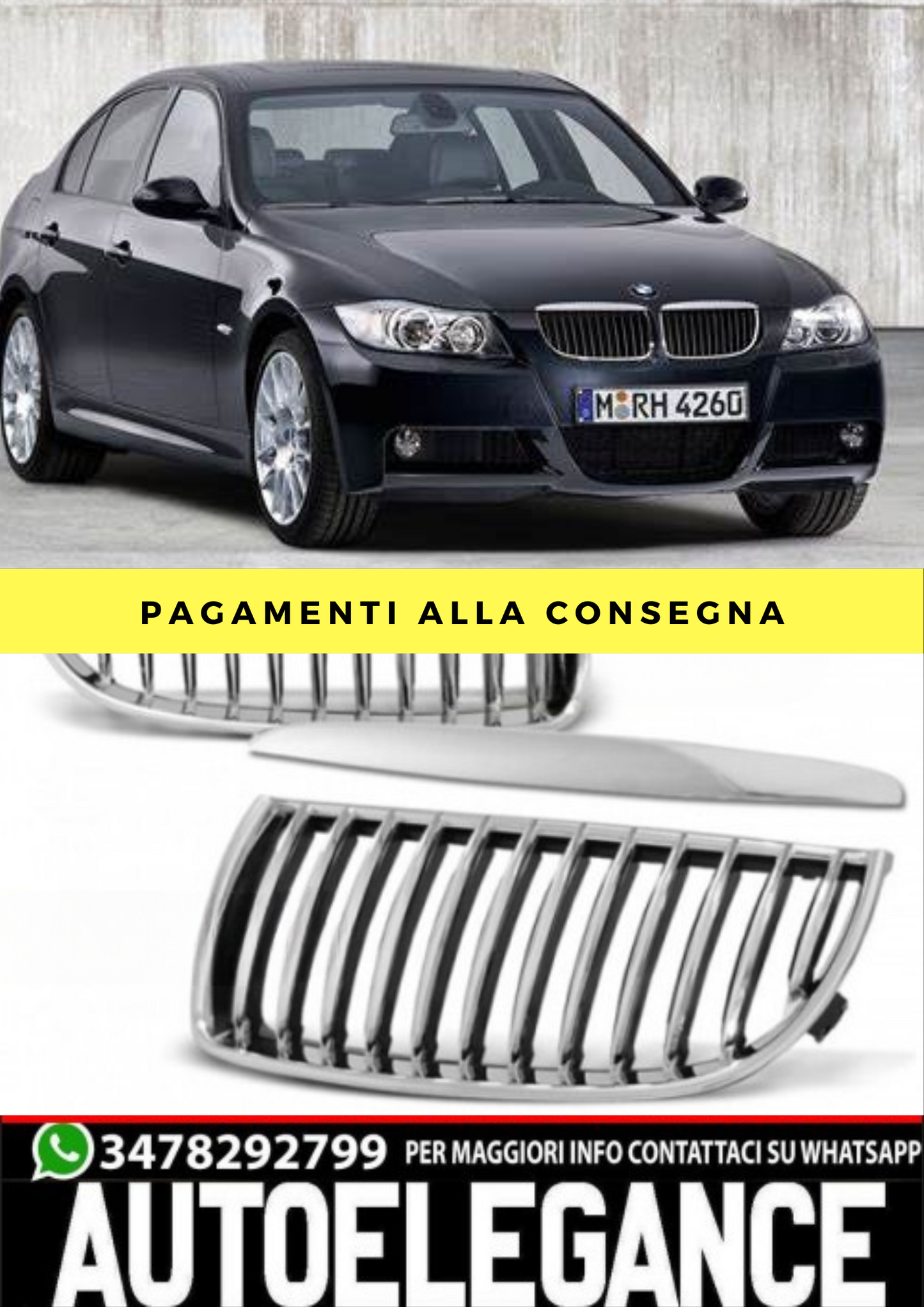 GRIGLIA  addata  per BMW E90 / E91 03.05-08.08