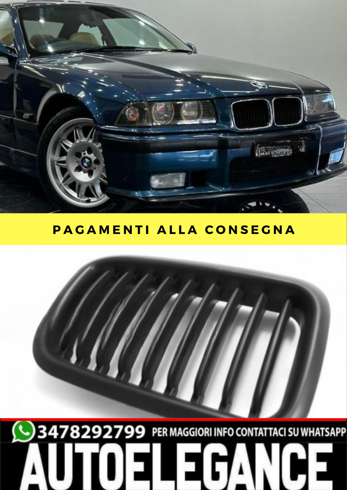 GRIGLIA  addata  per BMW E36 12.90-09.96