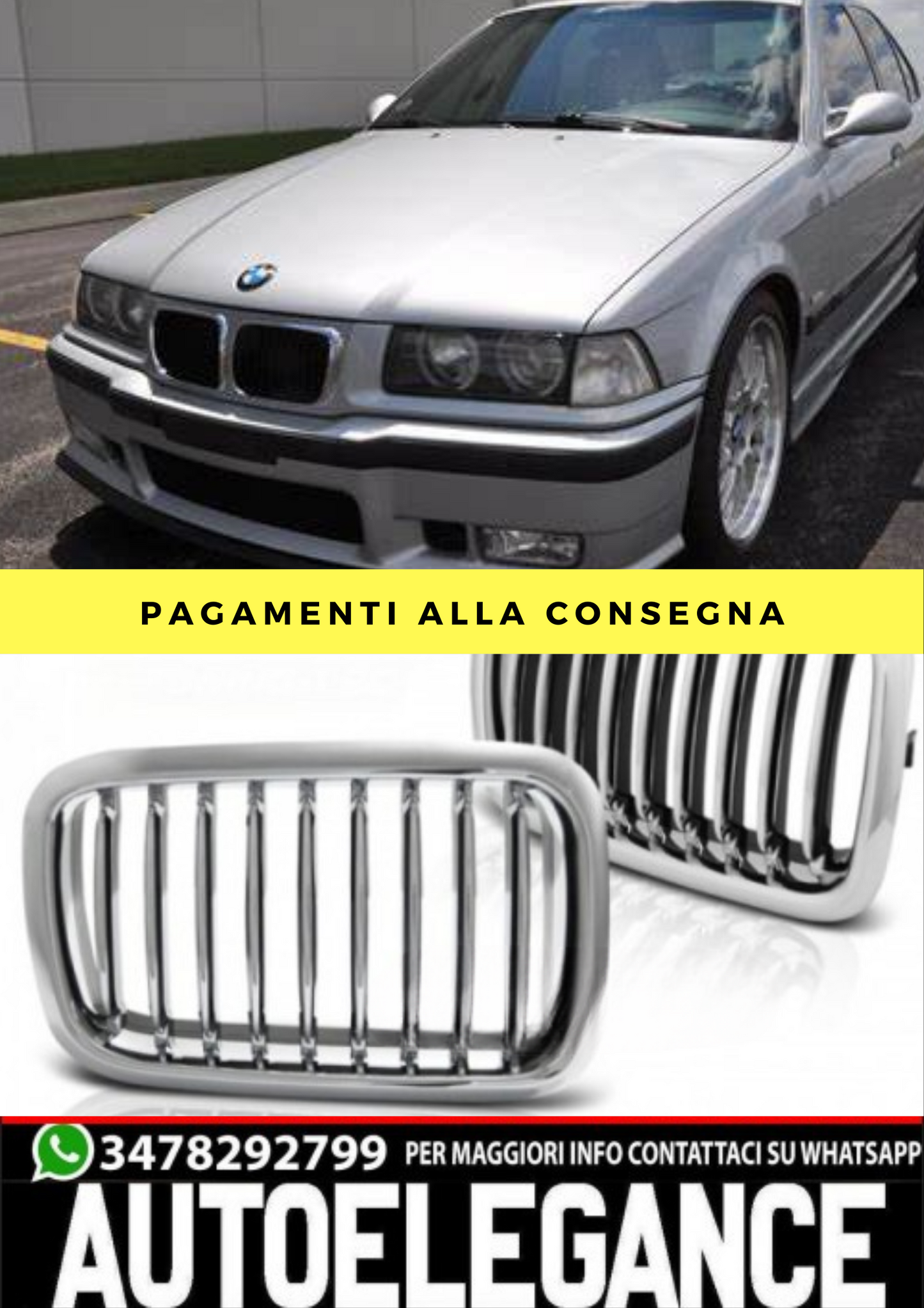 GRIGLIA addata per BMW E36 12.90-09.96