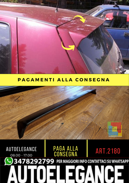 🔥2180 SPOILER ADATTO PER VW GOLF 3 1991-1999 3 E 5 PORTE GREZZO🔥