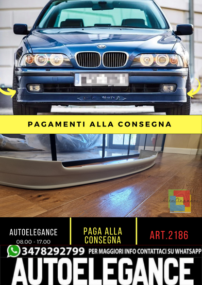 2186⭐SOTTO PARAURTI ANTERIORE BMW SERIE 5 E39 PRELIFT LOOK ALPINA GREZZO-LUXURY⭐
