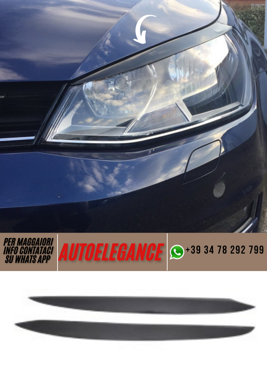 ❤️ Sopracciglia per fari ADATTO PER VW GOLF VII ❤️