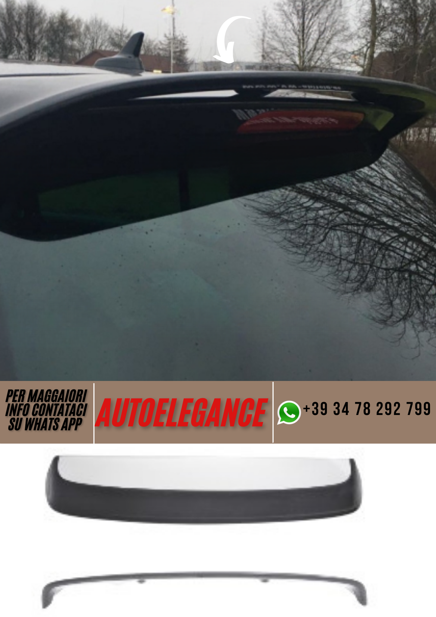 ❤️ Spoiler  ADATTO PER VW GOLF VII ❤️