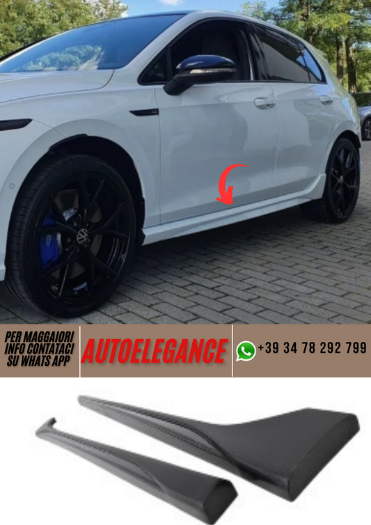 ❤️ Miningonne laterali  spoiler ADATTO PER VW GOLF VIII ❤️