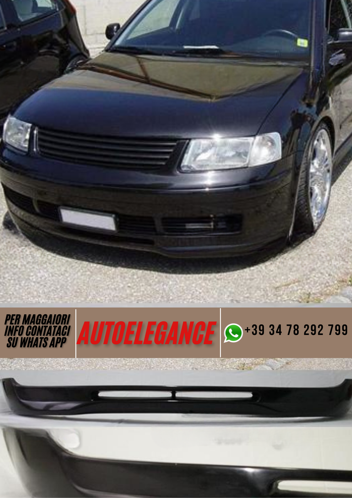 ❤️Spoiler paraurti anteriore  ADATTO PER VW PASSAT ❤️
