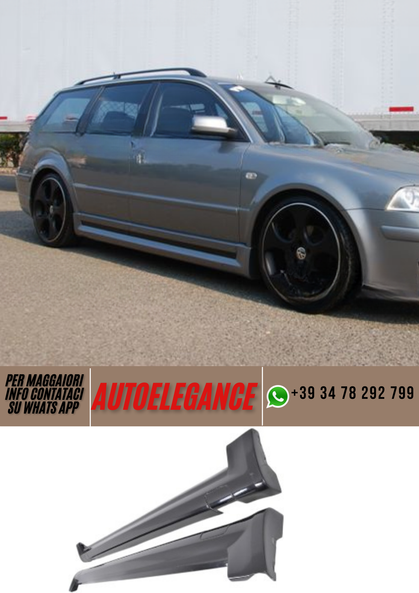 ❤️Spoiler minigonne laterali  ADATTO PER VW PASSAT ❤️