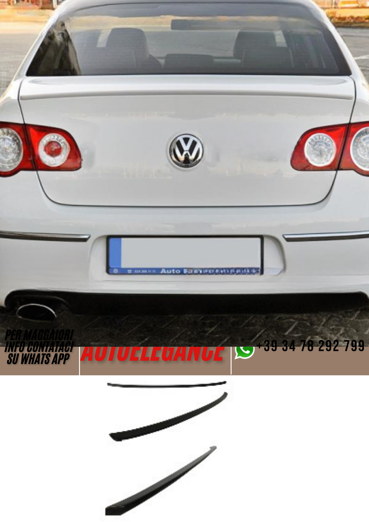 ❤️Spoiler   ADATTO PER VW PASSAT ❤️