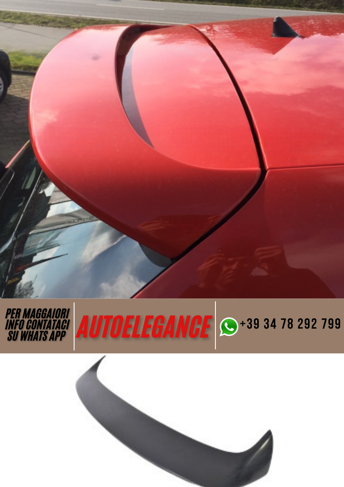 ❤️Spoiler   ADATTO PER VW POLO❤️