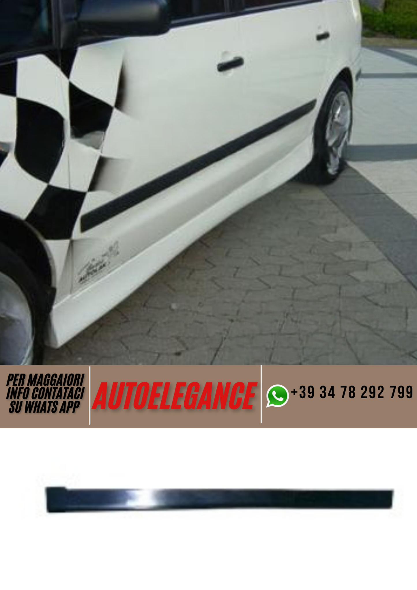 ❤️Spoiler minigonne laterali  ADATTO PER VW SHARAN❤️