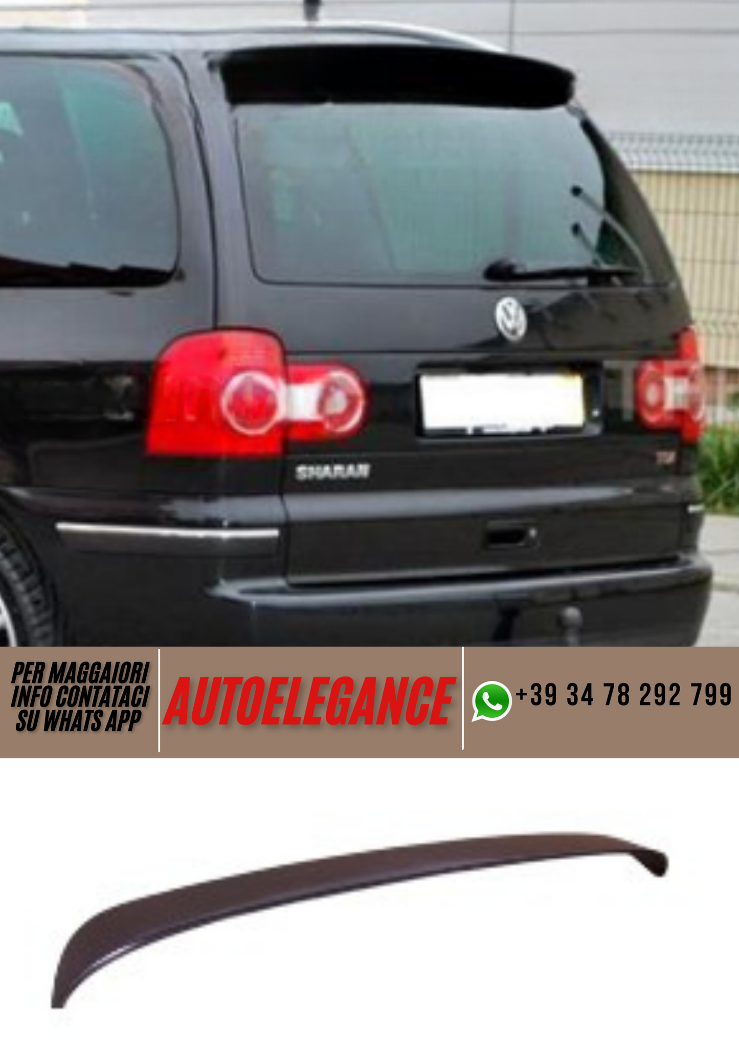 ❤️Spoiler  ADATTO PER VW SHARAN❤️