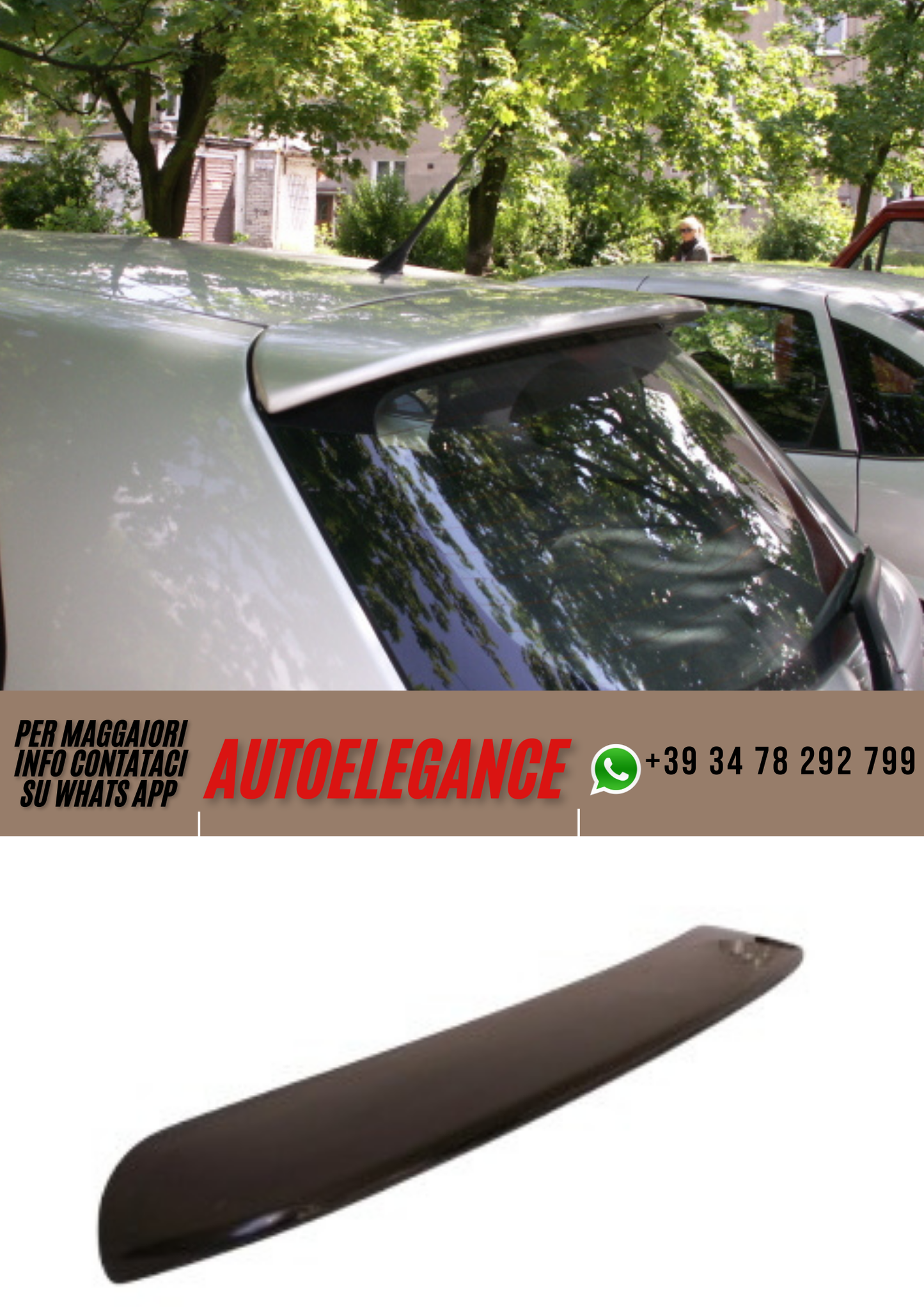 ❤️Spoiler  ADATTO PER TOYOTA COROLLA ❤️