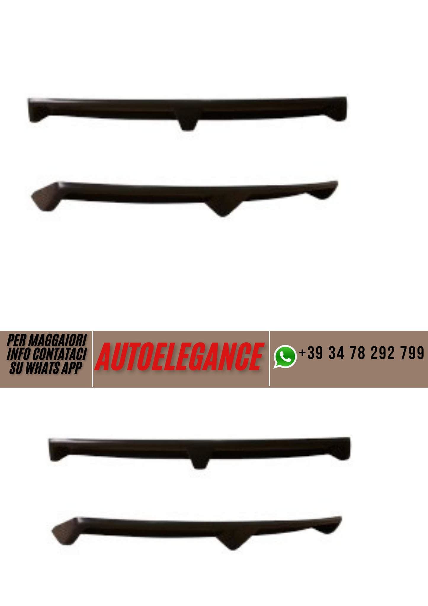 ❤️Spoiler paraurti posteriore   ADATTO PER SKODA CITIGO ❤️
