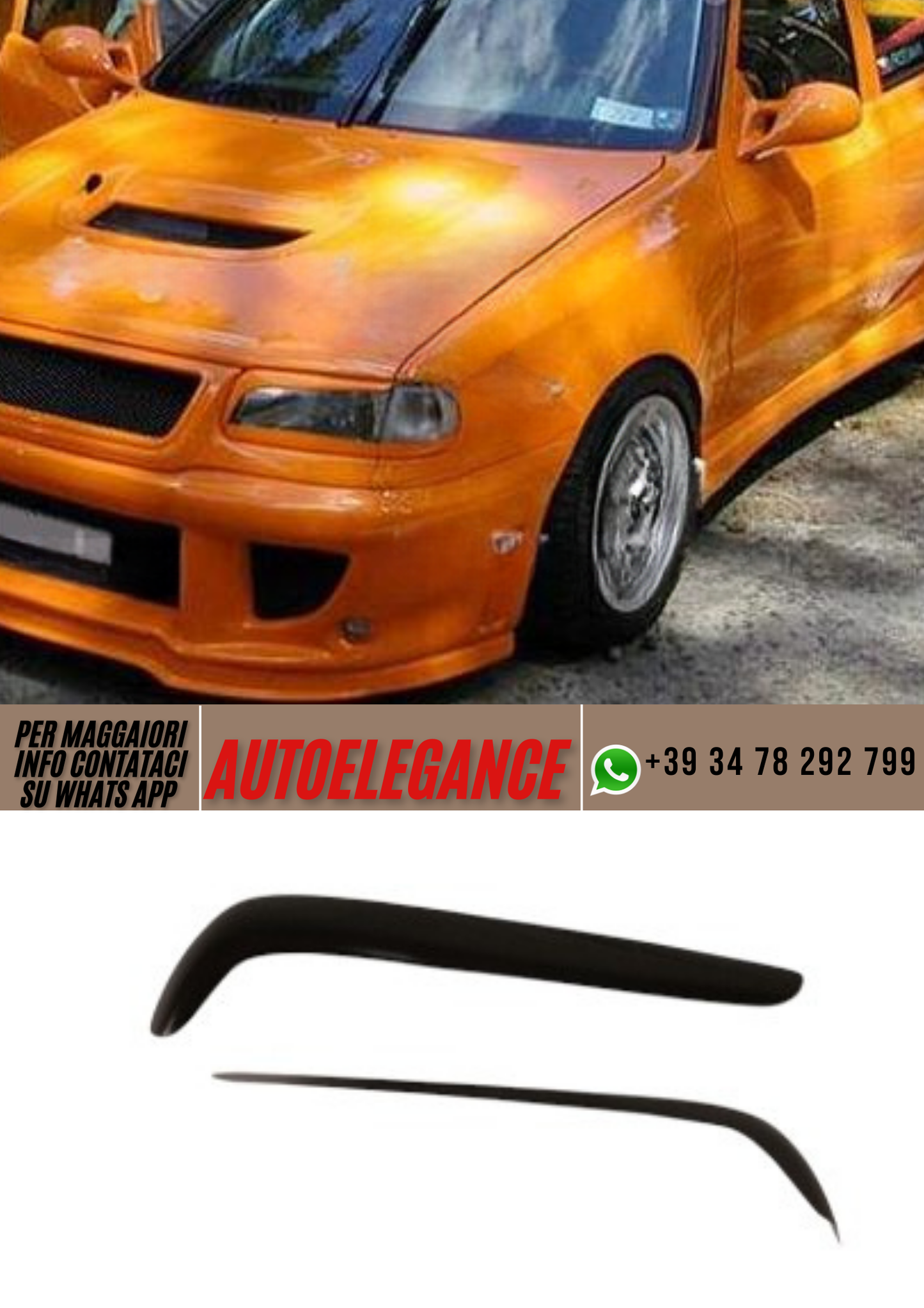 ❤️Sopracciglia per fari  ADATTO PER SKODA FELICIA ❤️