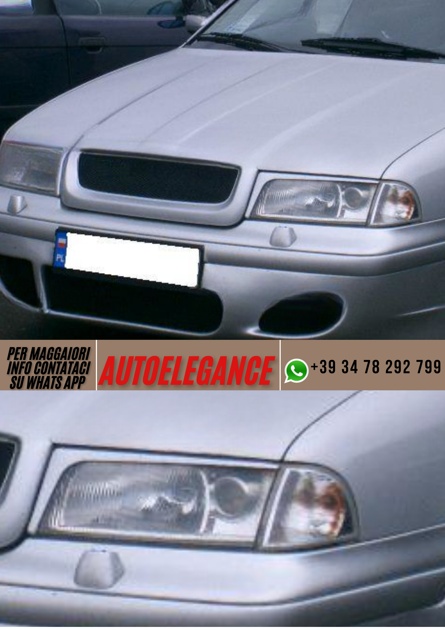 ❤️Sopracciglia per fari anteriori   ADATTO PER SKODA OCTAVIA 1❤️