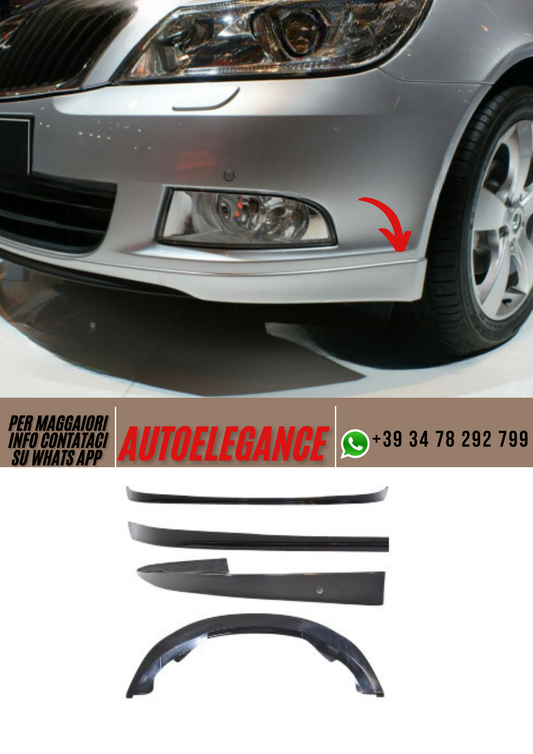 ❤️Spoiler paraurti anteriore  ADATTO PER SKODA OCTAVIA 2❤️