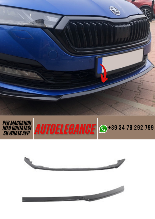 ❤️Spoiler paraurti anteriore   ADATTO PER SKODA OCTAVIA 4❤️
