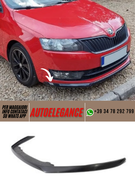 ❤️Spoiler paraurti anteriore ADATTO PER SKODA RAPID❤️