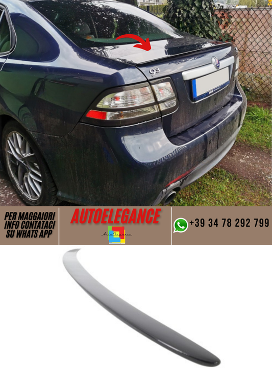 ❤️Tappo spoiler per SAAB 9-3 dal 2007 Berlina❤️