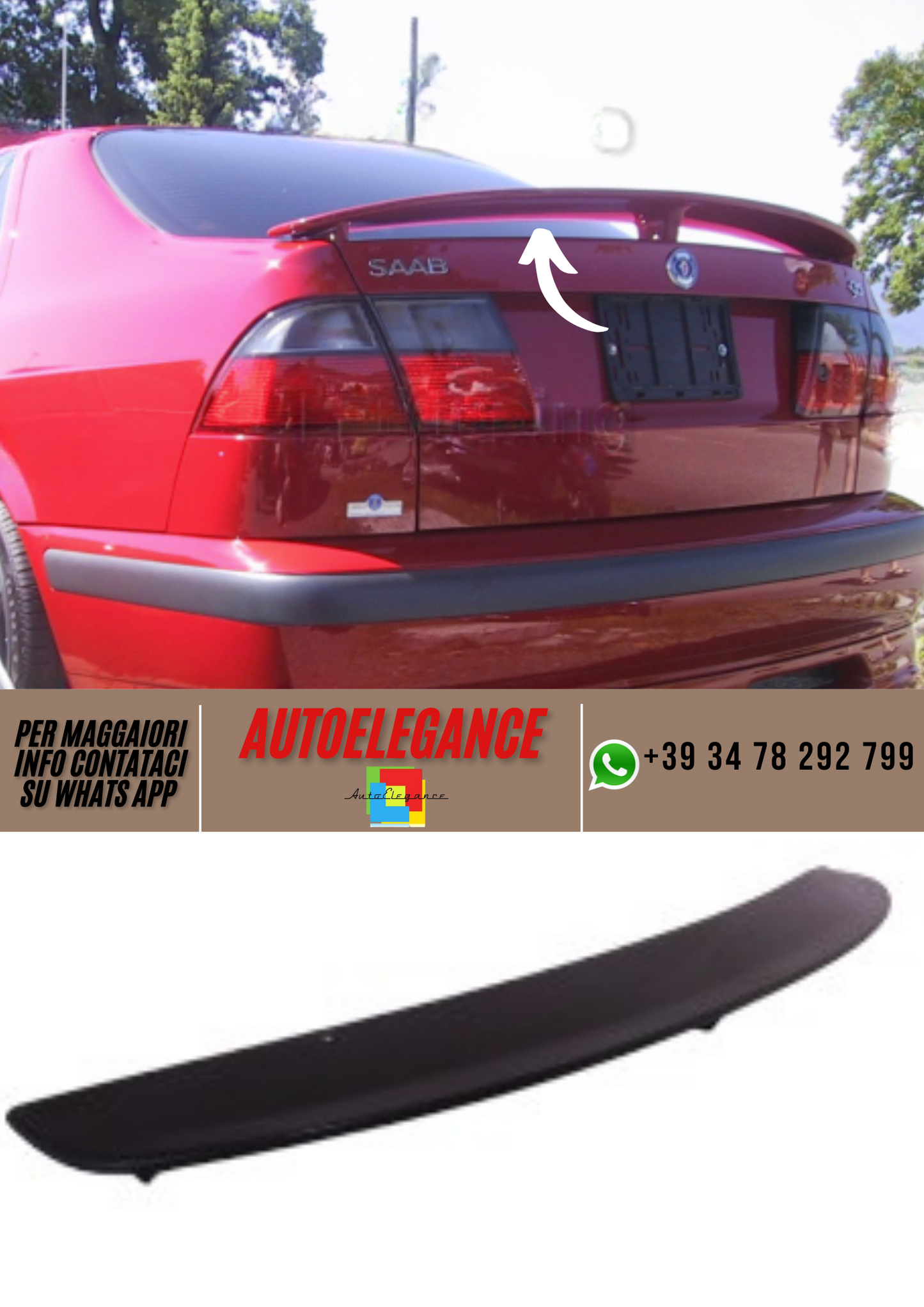 ❤️Spoiler per SAAB 9-5 Berlina❤️