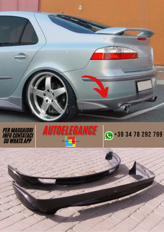 ❤️Spoiler paraurti posteriore RENAULT Laguna II HB❤️