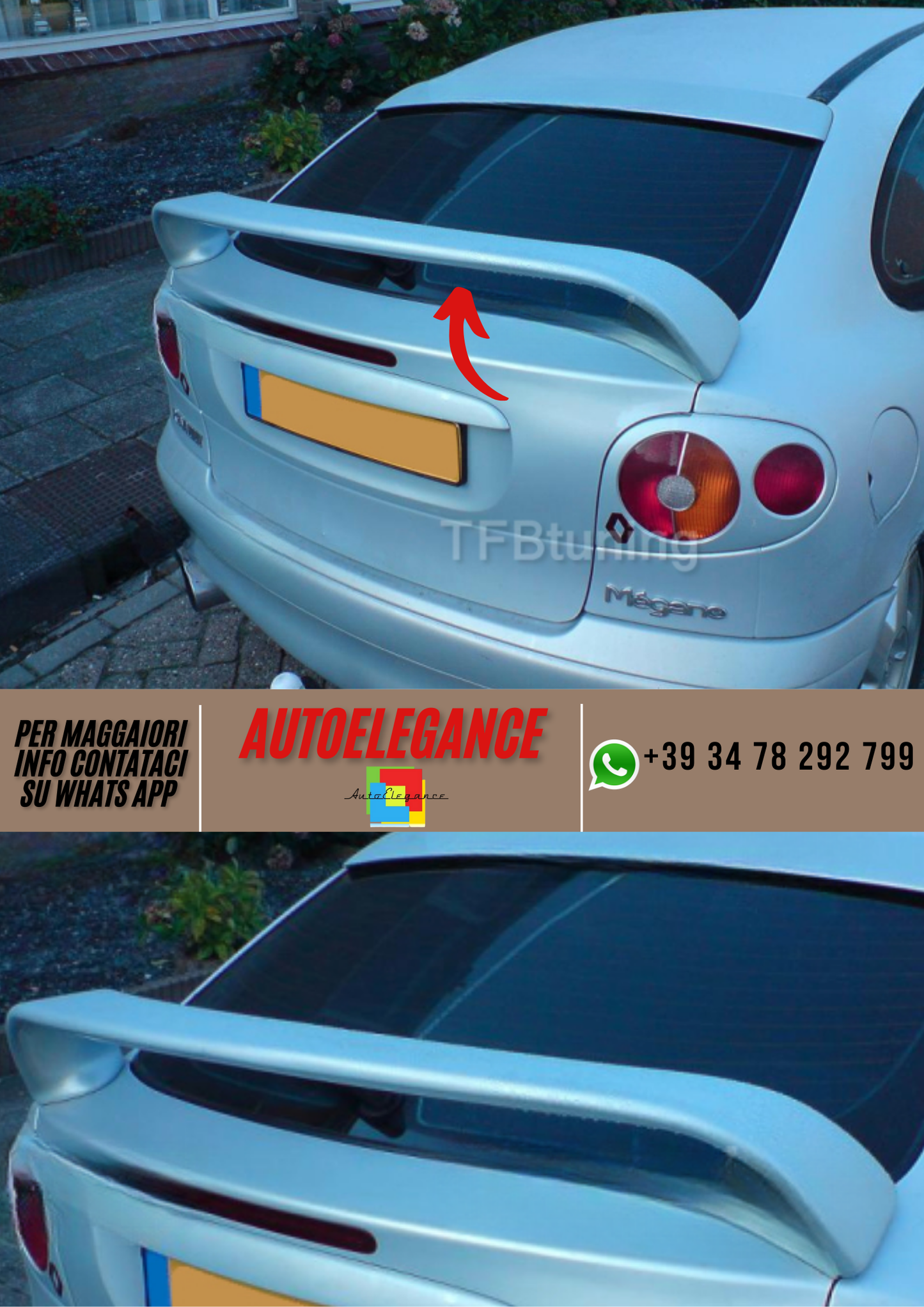 ❤️Spoiler  RENAULT Megane Coupe❤️