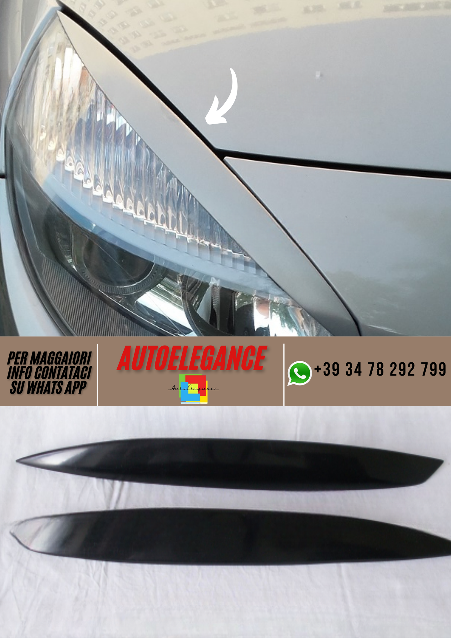 ❤️Palpebre  per fari RENAULT Scenic II❤️