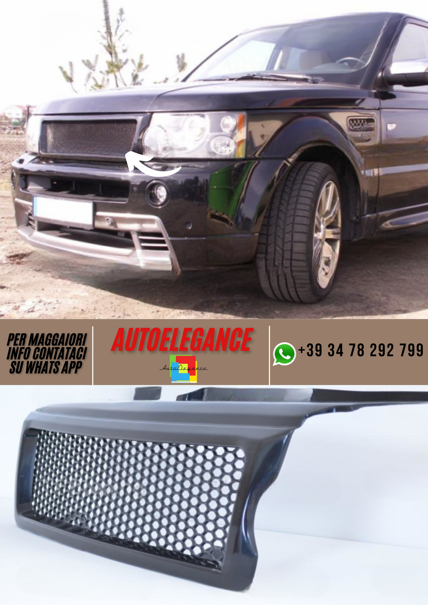 ❤️Griglia ver 2 RANGE ROVER Sport 2005-2009❤️