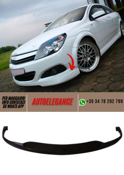 ❤️Spoiler Paraurti Anteriore Compatibile per OPEL Astra H GTC / TWIN TOP (2004❤️