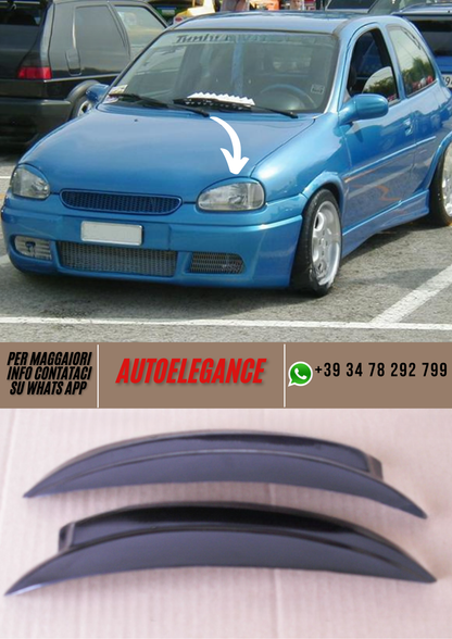 ❤️Palpebre  Compatibili per Fari OPEL Corsa B❤️