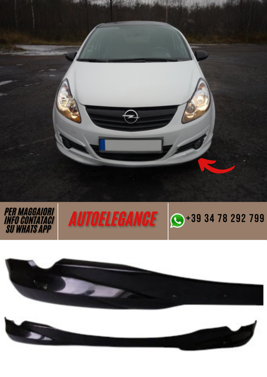 ❤️Spoiler Paraurti Anteriore Compatibile per OPEL Corsa D (2006–2011)❤️ (Copia)