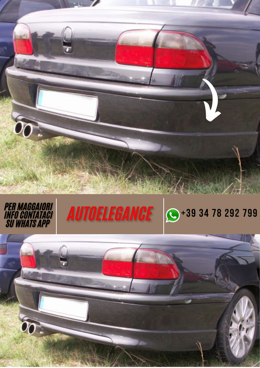 ❤️  Spoiler Inferiore Posteriore Compatibile con OPEL Omega B Berlina 1994–199❤️