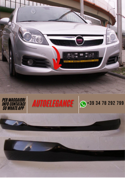 ❤️Spoiler Paraurti Anteriore Compatibile con OPEL Signum Restyling 2005–2008❤️