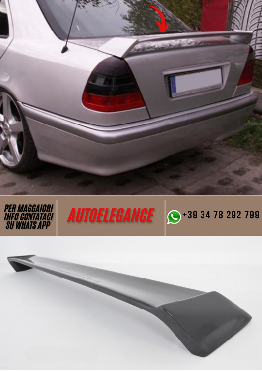 ❤️Tappo spoiler posteriore compatibile con MERCEDES Classe C W202 (1993–2001)❤️