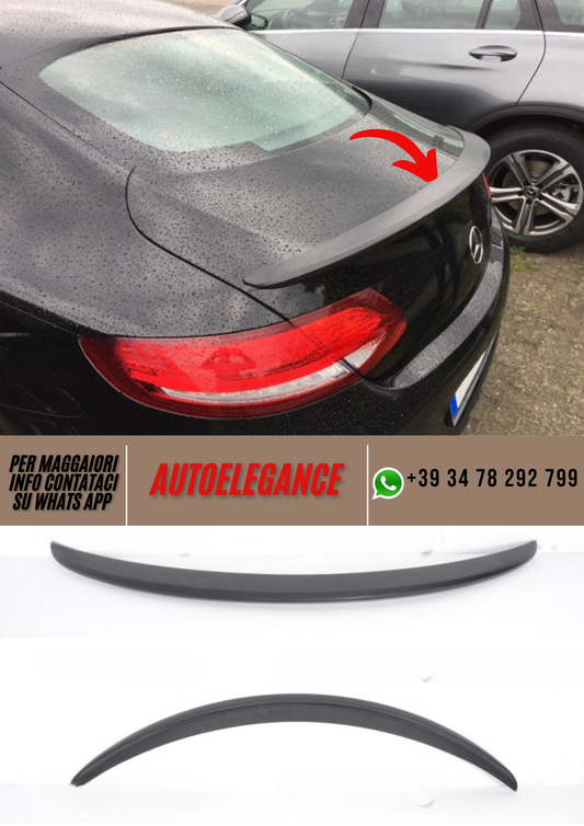 ❤️Tappo spoiler  ver.1 compatibile con MERCEDES Classe C W205 Coupé ❤️
