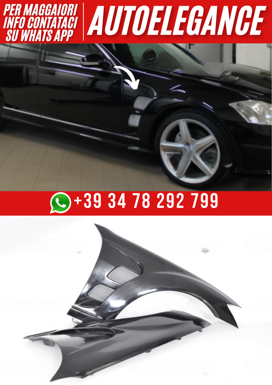 ❤️Parafanghi anteriori compatibili con MERCEDES Classe S W221 (2005–2013)❤️