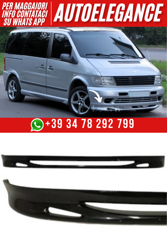 ❤️Spoiler paraurti anteriore compatibile con MERCEDES Vito I W638 (1996–2003)❤️