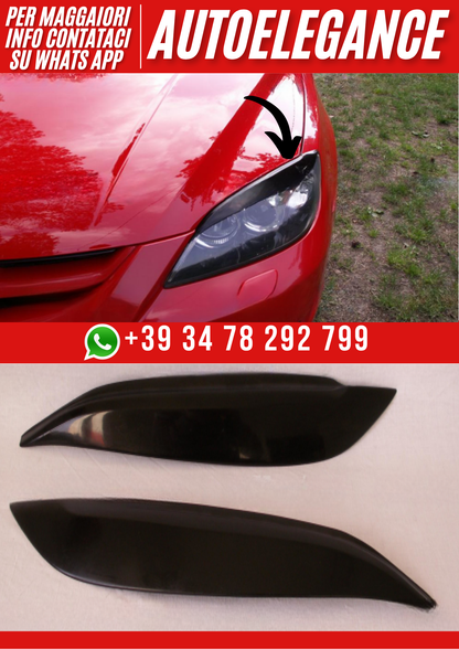 ❤️ Palpebre fari compatibili con MAZDA 3 Hatchback 2003–2009❤️