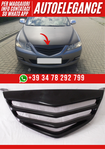 ❤️Griglia anteriore compatibile con MAZDA 6 2002–2005 (ver. 2)❤️