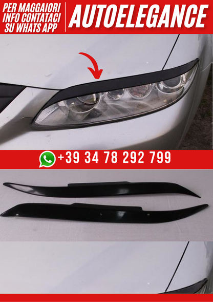 ❤️Palepebre fari anteriori compatibili con MAZDA 6 2002–2005 (Versione I)❤️