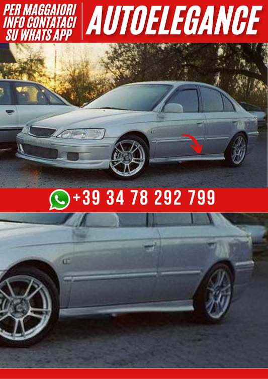❤️Minigonne laterali compatibili con HONDA Accord Berlina 1999–2002 look sport❤️