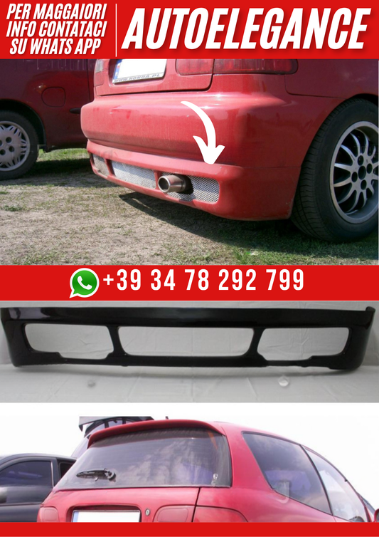 ❤️Spoiler posteriore compatibile con HONDA Civic HB 3 porte 1992–1995❤️