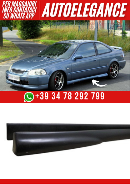 ❤️Minigonne laterali compatibili con HONDA Civic Coupé 1995–2001❤️ (Copia)