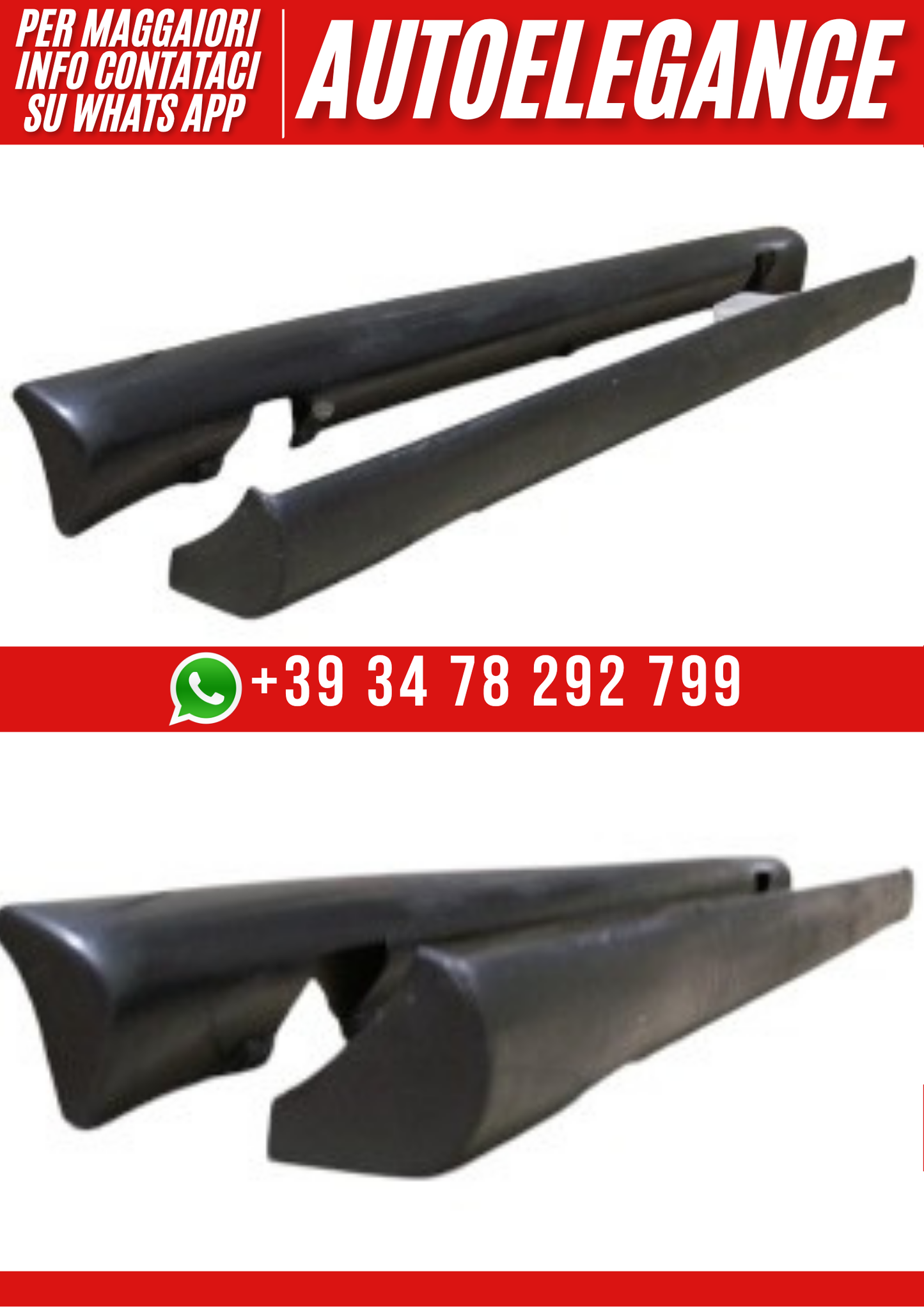 ❤️Minigonne laterali compatibili con Ford Escort 1990-1992❤️