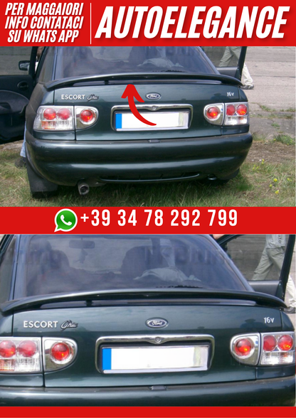 ❤️Spoiler posteriore compatibile con Ford Escort 1992–2000❤️