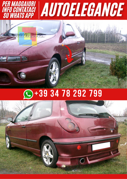 ❤️Minigonne Laterali  Compatibili con Fiat Bravo / Brava 1995–2001 Ver 2❤️